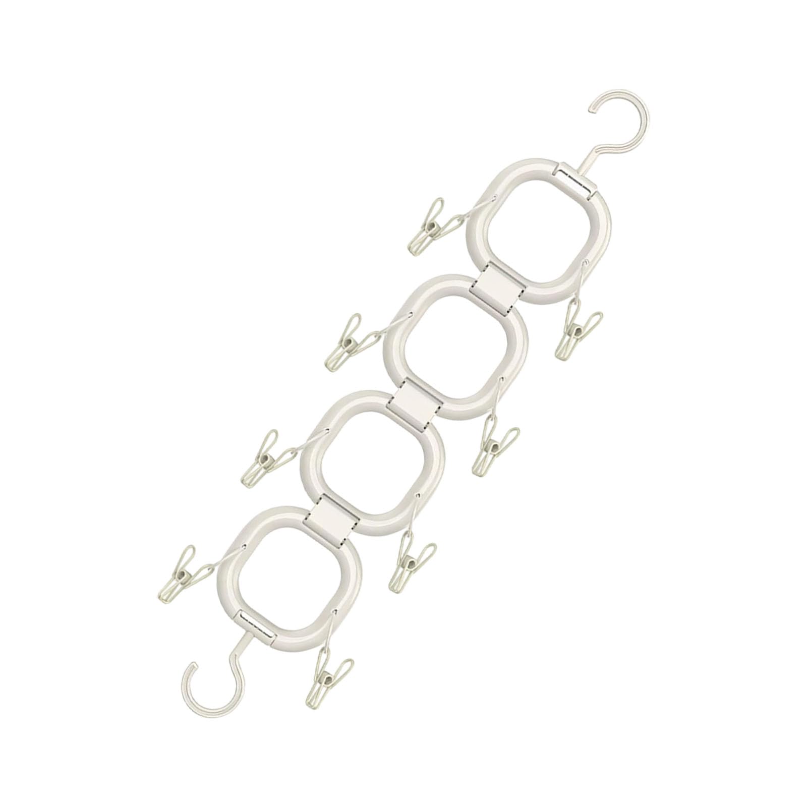 Nucelit Easy Installation Closet Organizers for Small Space PP Hangers Scarves Accessories Storage Multifunctional Storage Hook