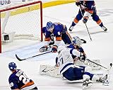 Ryan Pulock New York Islanders Unsigned Game 4 Game-Preserving Save vs. Tampa Bay Lightning Photograph - Original NHL Art and Prints