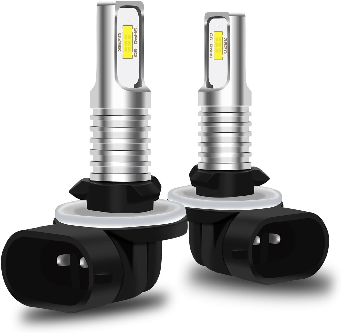 Compatible for Polaris Sportsman 450 500 550 570 600 700 800 Fog Light Bulbs,881,862,886,894 Fog Light Bulbs,Compatible for Polaris Sportsman ATV UTV Accessories,6000K White light,2-Pack