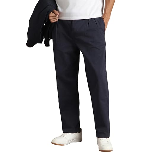 Pleated Chinos