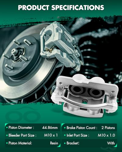 Image of SCITOO Rear Left+Right Brake Calipers With Bracket 18-B4894 18-B4895 Compatible For Dodge Ram 1500 2006-2008 For Dodge Ram 2500 2004-2008 For Dodge Ram 3500 2003-2008