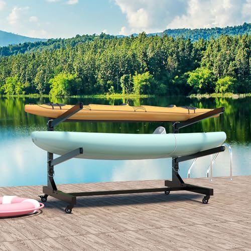 Support de rangement robuste pour kayaks canoës et sup réglable