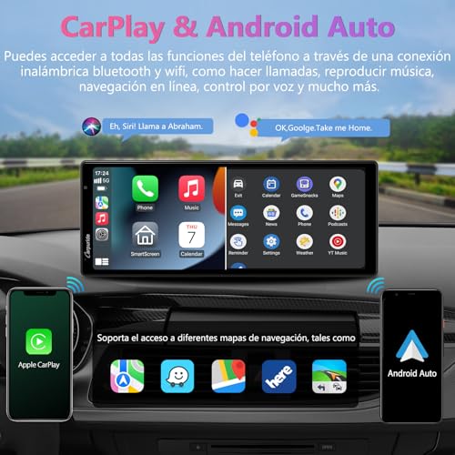Carplay portátil Carpuride para actualizar tu coche antiguo con GPS y Siri 2