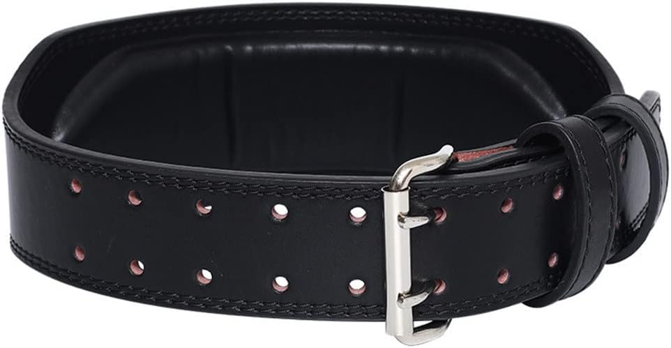 牛革の幅広で厚みのあるフィットネスウエストベルトユニバーサルスポーツトレーニング強度ベルト