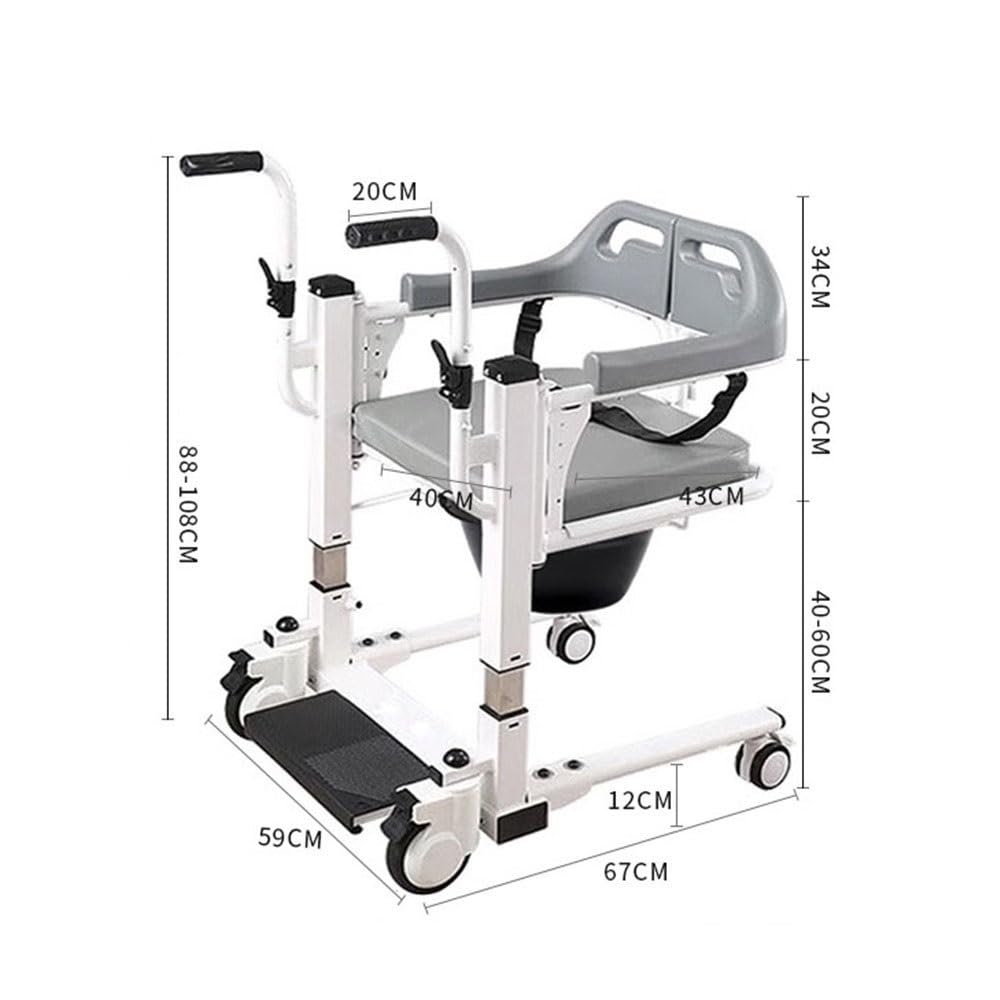 Deambulatore Macchina elettrica for trasferimento anziani costretti a letto, macchina for movimentazione, manufatto infermieristico, macchina for sollevamento domestico Deambulatori a rotelle per anzi