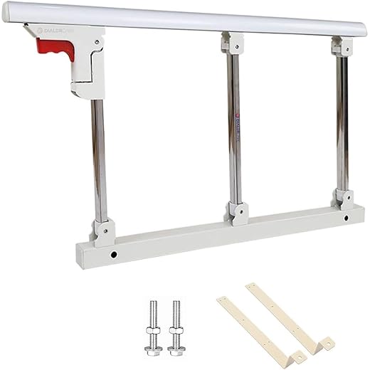 Foldable Stainless Steel Bed Rail Guard 40 cm