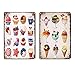 Produktbild Küche Home Shop Wand Decor, Eis Creme Metall Schilder Bar Wand Dekor Zinn Zeichen Vintage Wohnkultur Malerei Plaques Kunst Poster Hausgemachte Erdbeere Blechschild,b