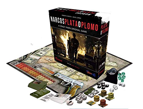 CRAZY PAWN Narcos: Plata o Plomo Juegos DE Mesa, Multicolor, único (8436581780130)