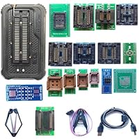 XGecu T76 XGecu T56 Programmer 15 Adapters Xgecu t48 Programmer Top Version ISP Support Eprom ISP IC Chip SOP PIC NAND Flash EMMC Socket