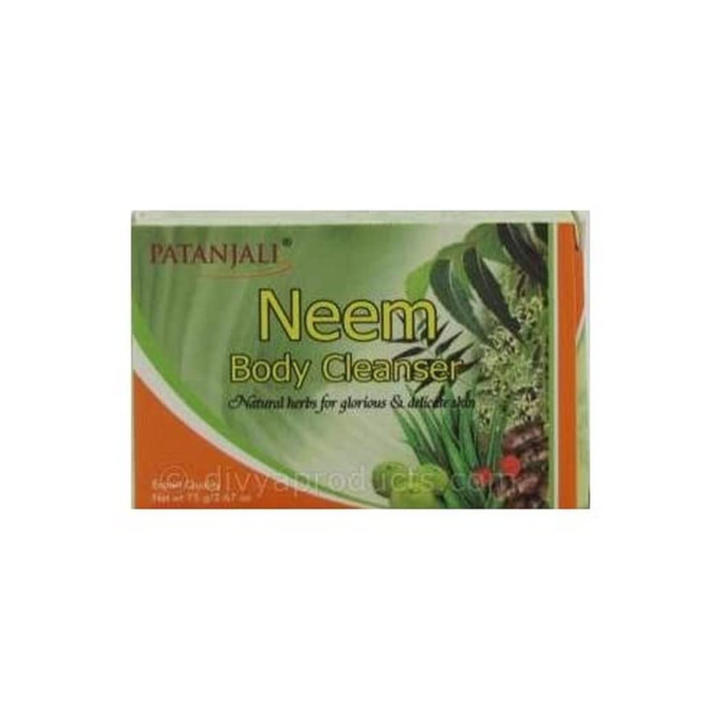 patanjali Neem Body Cleanser - Purifying with Neem - Travel-Ready Size - 2 6 oz