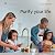 Aquaboon 1 Micron Carbon Block Water Filter 10 x 2.5 - CTO Whole House Water Filters for Countertop, Under Sink Setup Compatible with FXWTC, 4 Pack