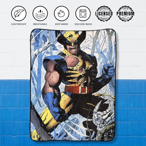 Jeté de lit Wolverine Jim Lee idéal pour soirée ciné - 7
