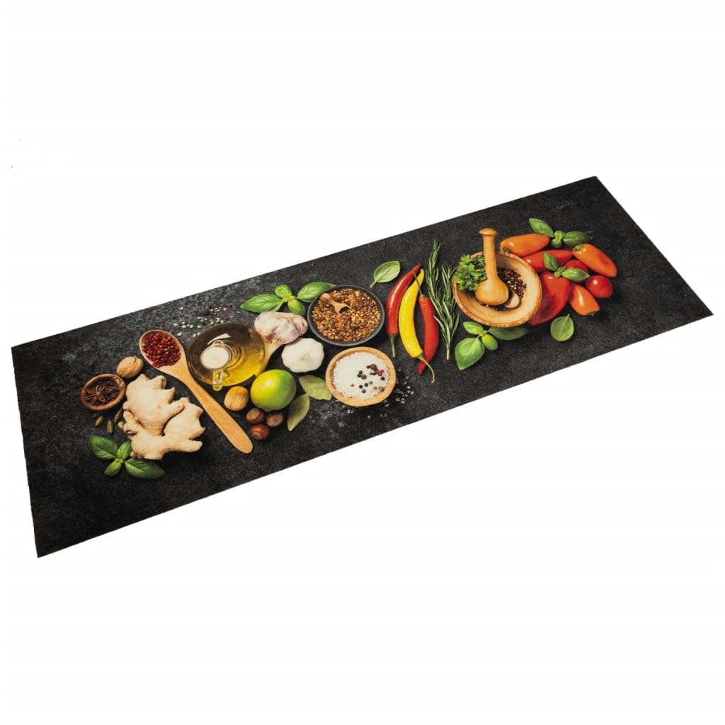 Tapis de cuisine lavable absorbant contre l'humidité du couloir