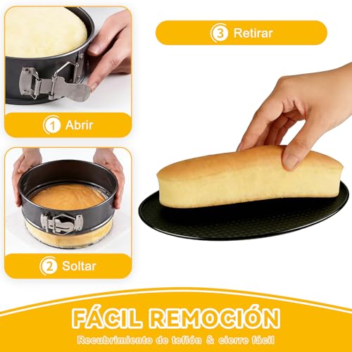 Consejos para Comprar Moldes para pastel desmontables Top 5. 30 Imagen adicional