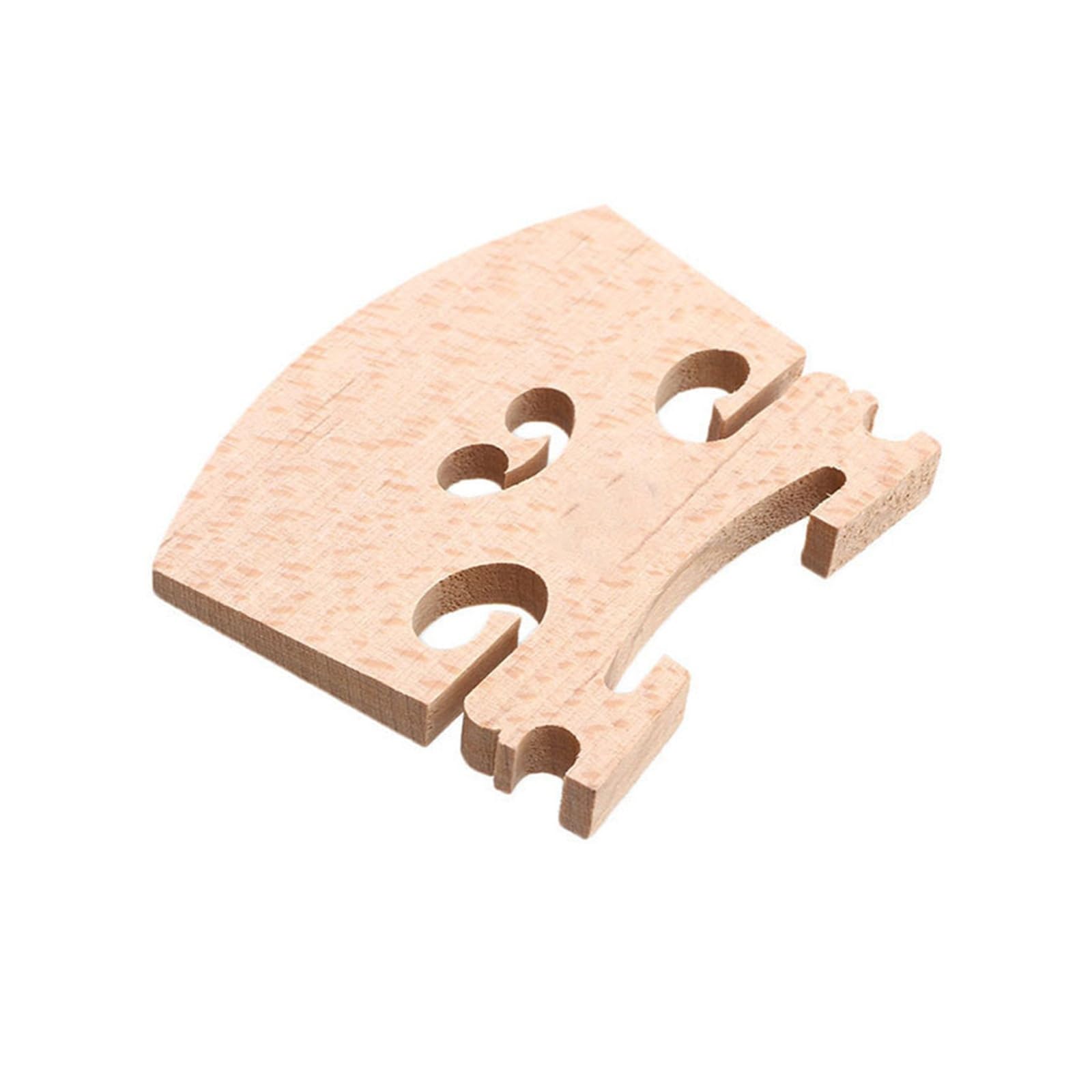 20 piezas 4/4, 3/4, 1/2, 1/4, 1/8, 1/10, 1/16, 1/32, puente de violín, instrumentos de cuerdas en forma de corazón de madera, juego de puentes de violín(20PCS 1-2 Size)