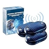 BAInuai 3 Stück Auto Enteiser Enteisung 360, Elektromagnetisches Frostschutzgerät, Tragbare Kinetische Molekularheizung Mikrowellen Molekular Enteisung Instrument