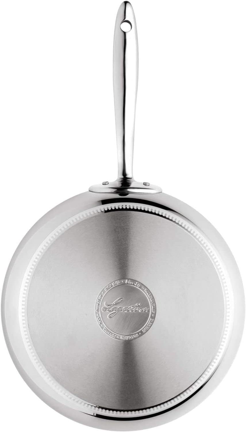 Lagostina Accademia 44,4 x 24,4 x 8.7 cm Diameter Stainless Steel, Edelstahl, 44.4 x 24.4 x 8.7 cm