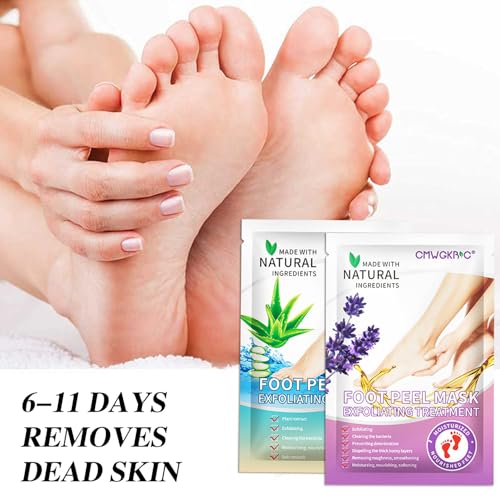 image for CMWGKBC 5 Pack Foot Peeling Mask,Exfoliator Peel Off Calluses Dead Ski