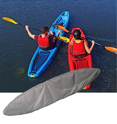 Housse de bateau kayak imperméable bâche argent 4.6-5m
