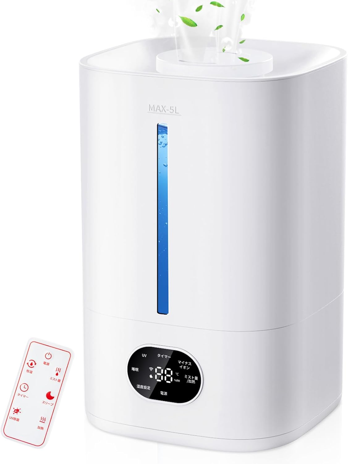 Amazon.co.jp: Mifasol 加湿器 スチーム式 加熱式 3.3L 大容量. 100