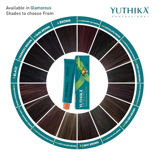 Image of YUTHIKA Professional Creme Hair Colour Red (Shade RED) 100g | Permanent Hair Colour & Dye | Vibrant Colour Payoff | Silky, Shiny & Long Lasting | For Women & Men | All Hair Types
