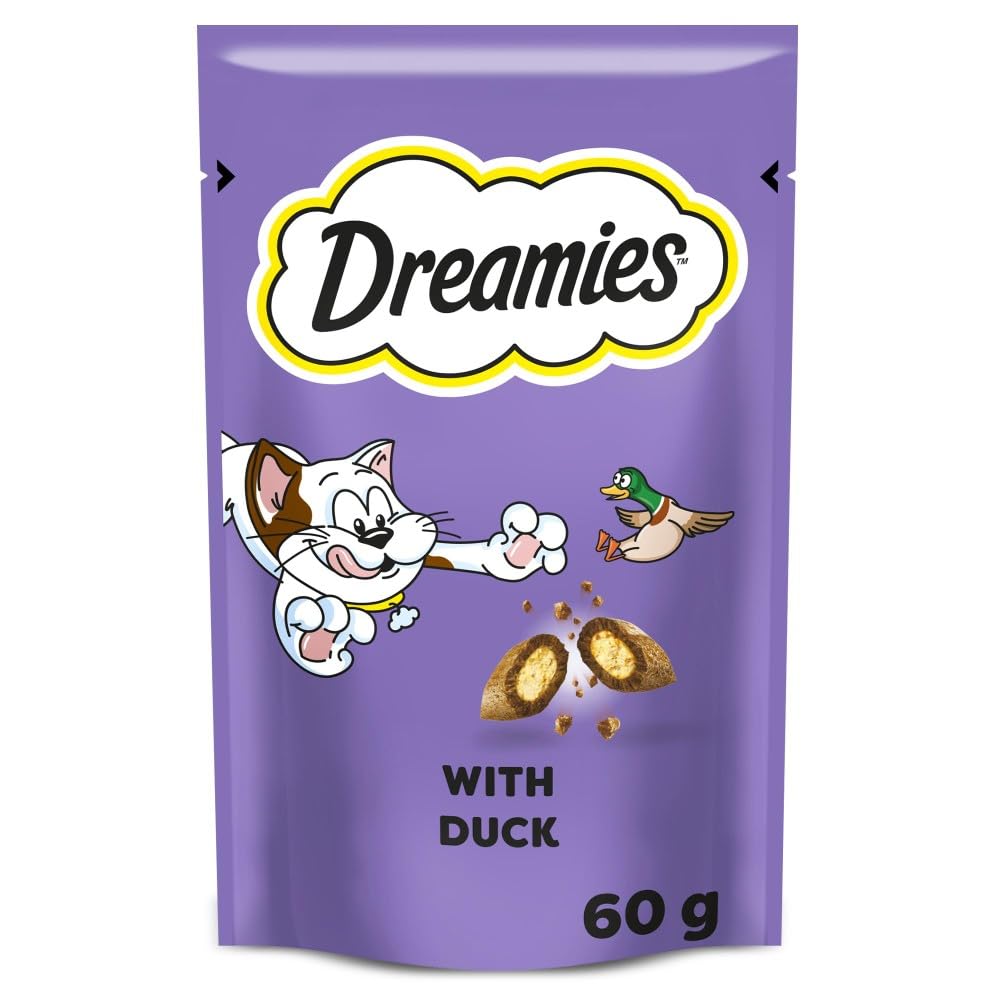 Dreamies Cat Treat Biscuits With Duck 60G