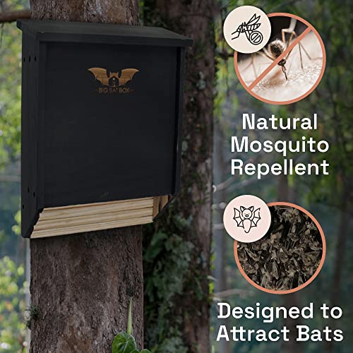 Bigbatbox - Bat House For Outdoors - Clean Your Backyard From Mosquitoes - Wooden Bat House Kit - Bad Decor - Bat Roost - Attract Bats Like A Bat Trap - Wildyard #TOP1