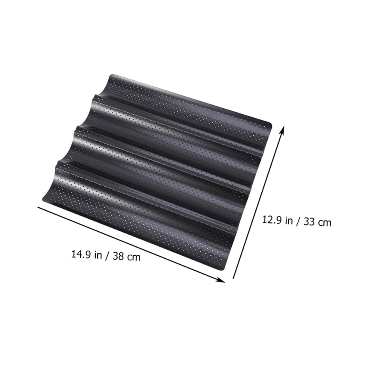 OFFSCH French Bread Baking Four-slot Non-stick Baking Pan Easy to Clean Versatile