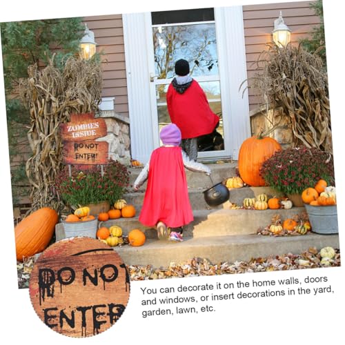 Panneaux Halloween Rigides : Solution Déco Résistante pour Pelouses et Jardins - 8