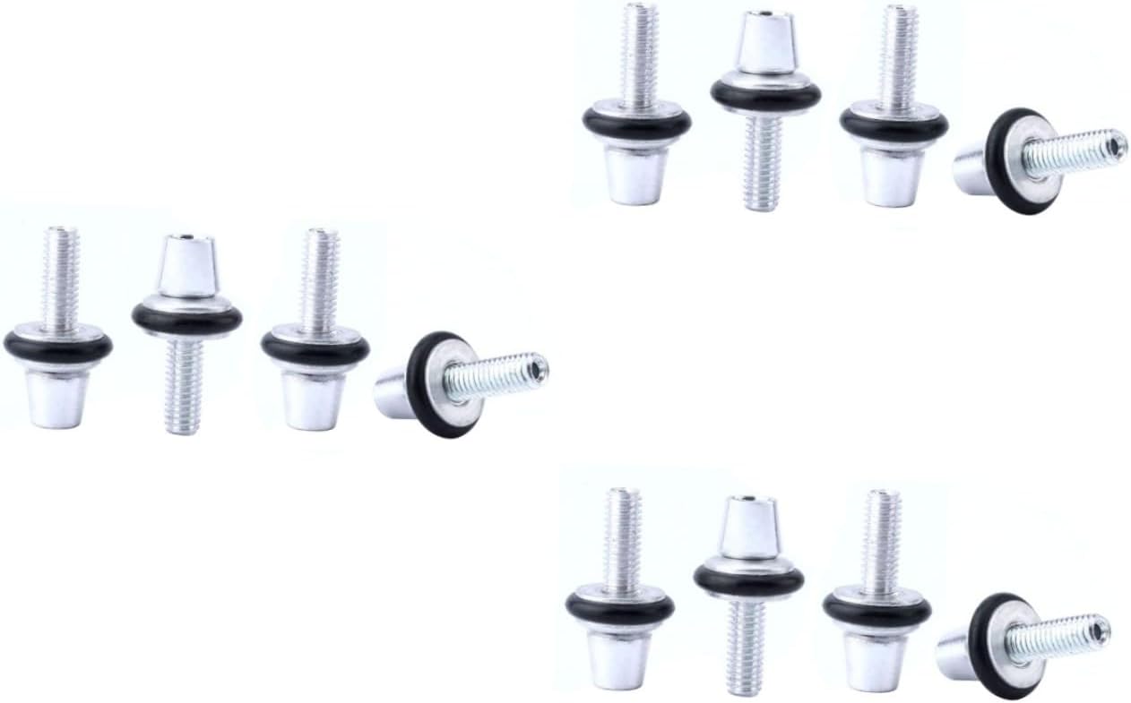 BESPORTBLE 12pcs Aluminum Alloy Brake Adjustment Screw Bike Fixed Fastener High Precision Thread