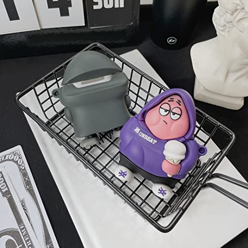 Airpod 2/1 Case Unique Design Funny Fun Kawaii 3D Cute Cartoon Funny Characters Advanced Soft Silicone Airpods Case Cover Suitable For Men And Women (2 Pcs) #TOP4