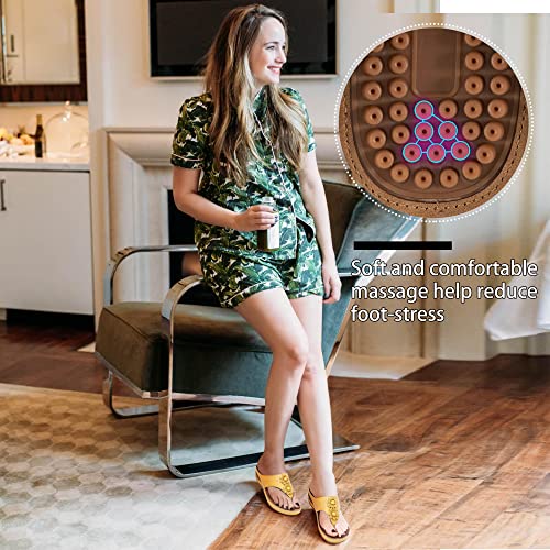 Alicegana Women Casual Summer Sandals With Arch Support Flip Flops Platforms Wedge Sandals Beach Leather Womens Shoes Walking #TOP5