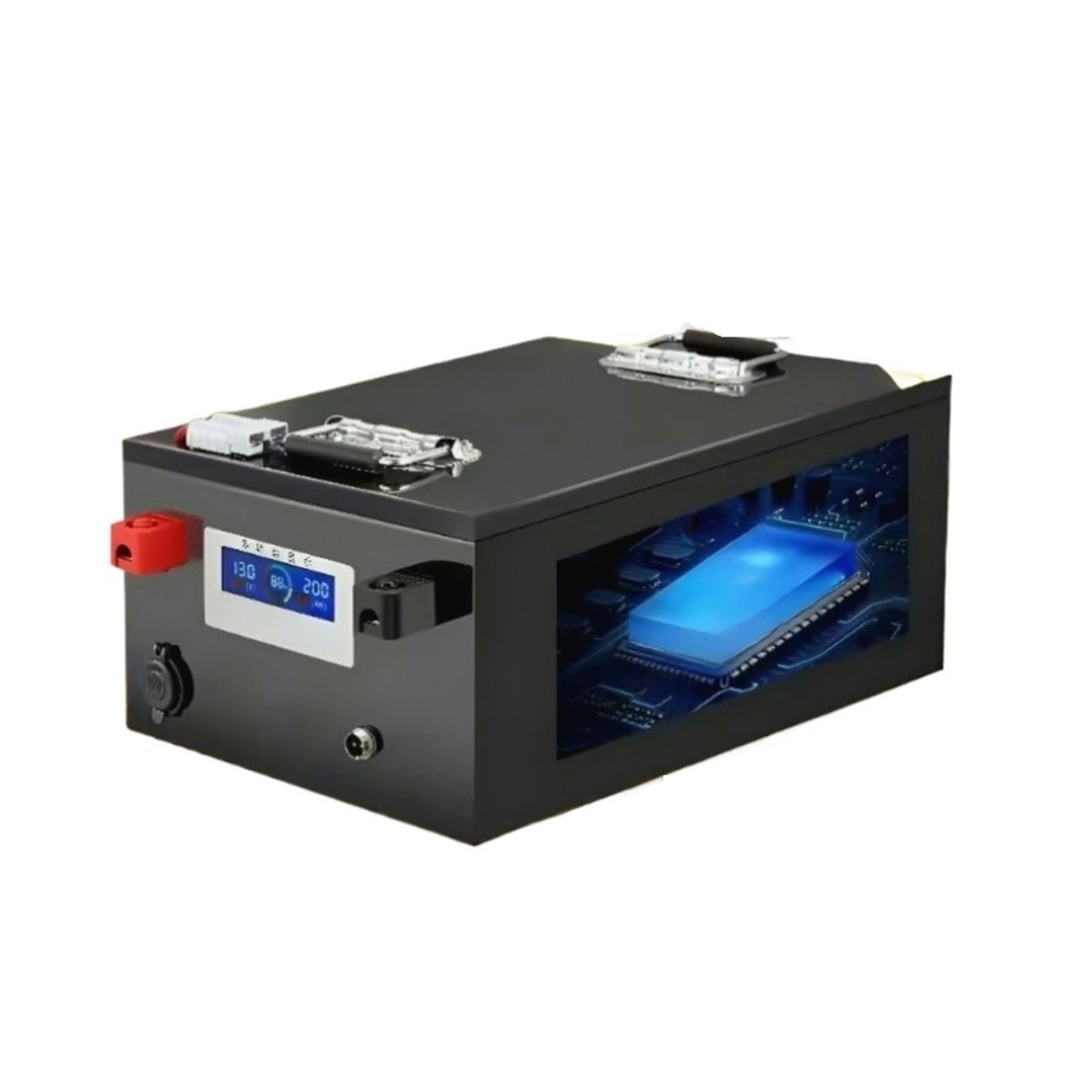 Batteria LiFePO4 Da 72 V 50-300 Ah, Batteria Al Litio Ferro Fosfato Da 72 V | Pacco batteria LiFePO4 ad alta capacità da 72 V, LiFePO4 a ciclo profondo da 72 V(100Ah with 100A BMS)