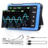Générateur de signal DDS : cet oscilloscope portable prend en charge 13 types de formes d'onde (onde sinusoïdale, onde carrée, onde dentée de scie, demi-vague, onde pleine, onde progressive, onde anti-gradation, augmentation exponentielle, déchets exponentiels, signal CC, multi-audio, impulsion de descente, onde Lorentz) et la fréquence de sortie maximale est jusqu'à 50 kHz, ce qui rend aux exigences d'une variété de la simulation du signal et améliore l'efficacité des tests et des analyses.