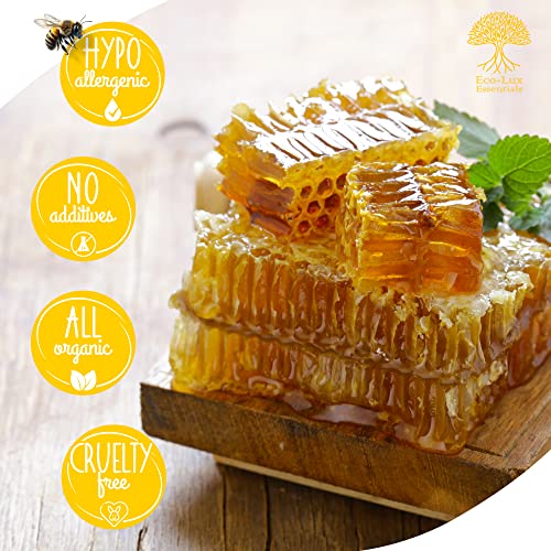 Eco Lux 8 Beeswax Blocks 100% Pure Natural Organic Bees wax 180g - Image 2
