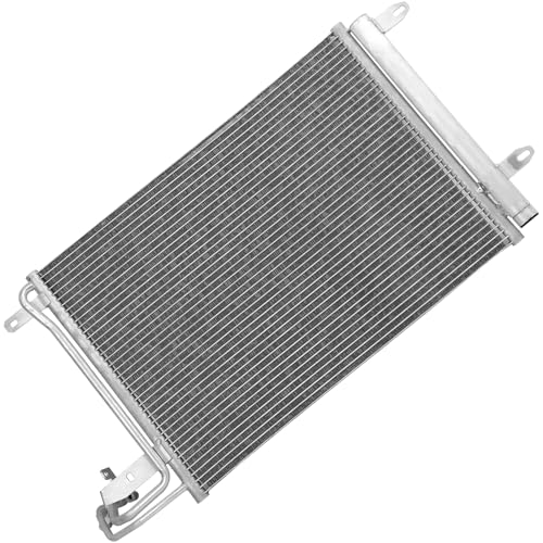 Air Conditioning A/C Condenser Compatible with Audi A3, TT, TTS, RS Quattro; Volkswagen Jetta 2005-2010, Golf, City, GTI, Turbo, Rabbit # 3255, 1K0820411D, 1K0820411Q