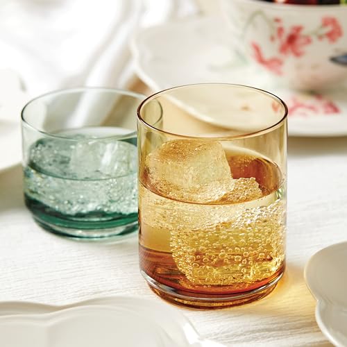 Verres courts empilables Lenox Tuscany Classics verts lot de 4 design - 4
