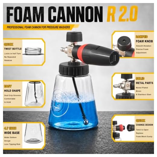 Raincovo R 2.0 Foam Cannon for Car Wash
