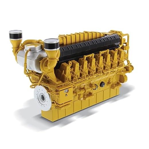 Diecast Masters 1:25 Caterpillar G3616 Gas Compression Engine | High Line Series Cat Trucks & Construction Equipment Scale Model Collectible 85706