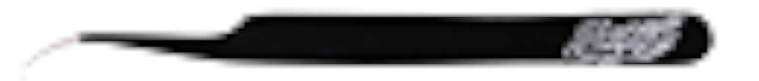 Excel Slant Point Tweezers, Black