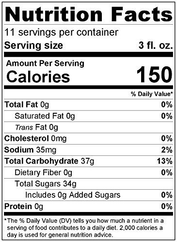 Finest Call Premium Strawberry Puree Drink Mix, 1 Liter Bottle (33.8 Fl Oz), Individually Boxed