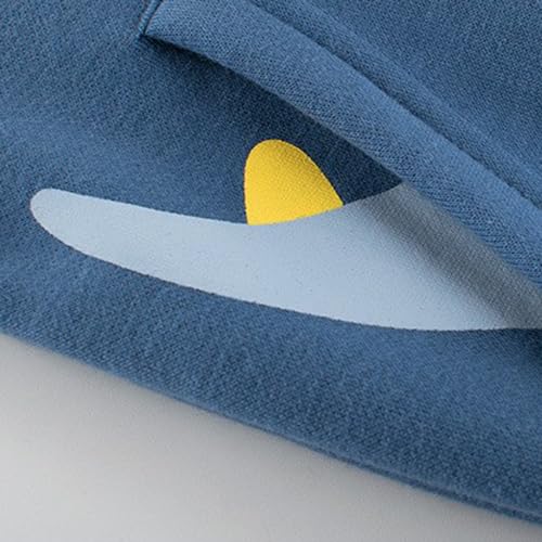 Boys' Long Sleeve Hooded Sweater Soft Brushed Fleece Zip-Up Sweatshirt for Boys 2-10 Years3