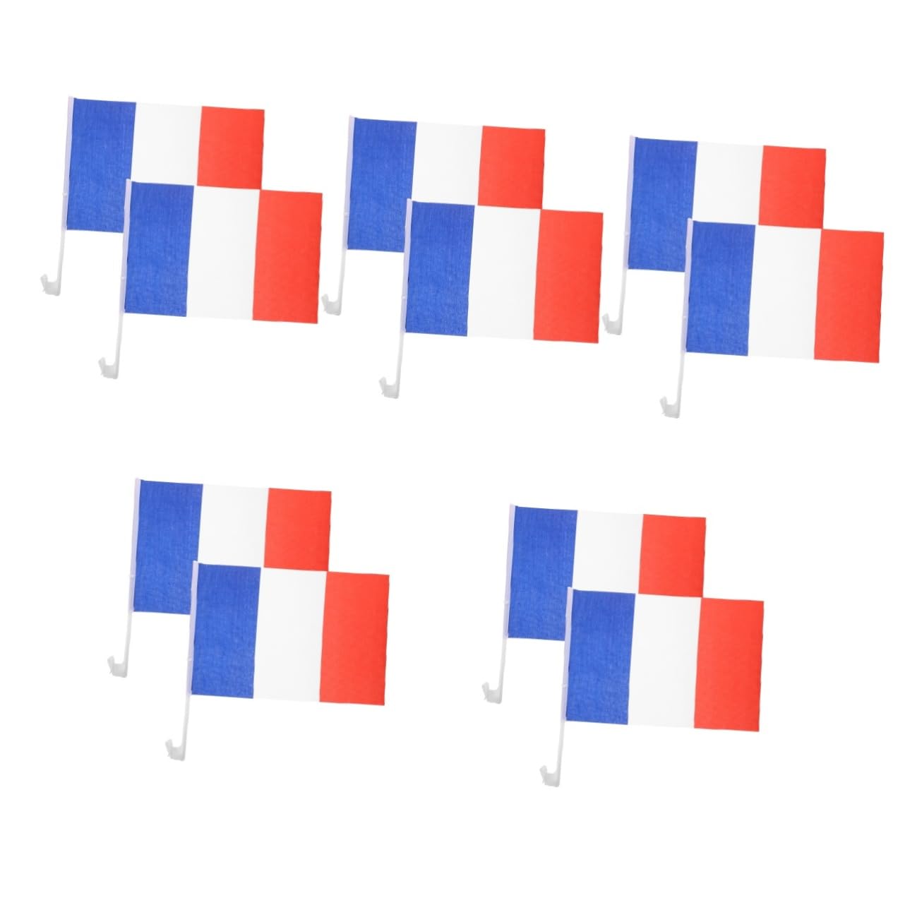 Drapeau de voiture France autocollant et support vitre décor français supplies polyester