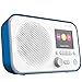 Produktbild Pure Elan E3 tragbares Digitalradio (DAB/DAB+ Digital und UKW-Radio mit Weckfunktionen, Küchen- und Sleep-Timer, 2,8-Zoll-TFT-Farbdisplay, 40 Senderspeicherplätzen, AUX), Blau