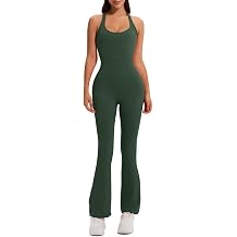 VUTRU Women's Sexy Scoop Neck One Piece Tank Top Sleeveless Backless Bodycon Long Jumpsuits Ribbed Rompers Playsuit