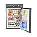 Smad Réfrigérateur Camping 60L, Mini Réfrigérateur Silencieux, Frigo Trimixte 12V/220V/Gaz, pour Camping-car, Camion, Caravane, Fourgon, Noir