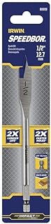 Irwin Speedbor 88808 1/2" Speedbor® 2000 Standard Length Flat Wood Boring Bit