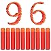 lififun Mega Dart Refill Pack 96 Pcs Compatible with Nerf N-Strike Mega Series Blasters, Red