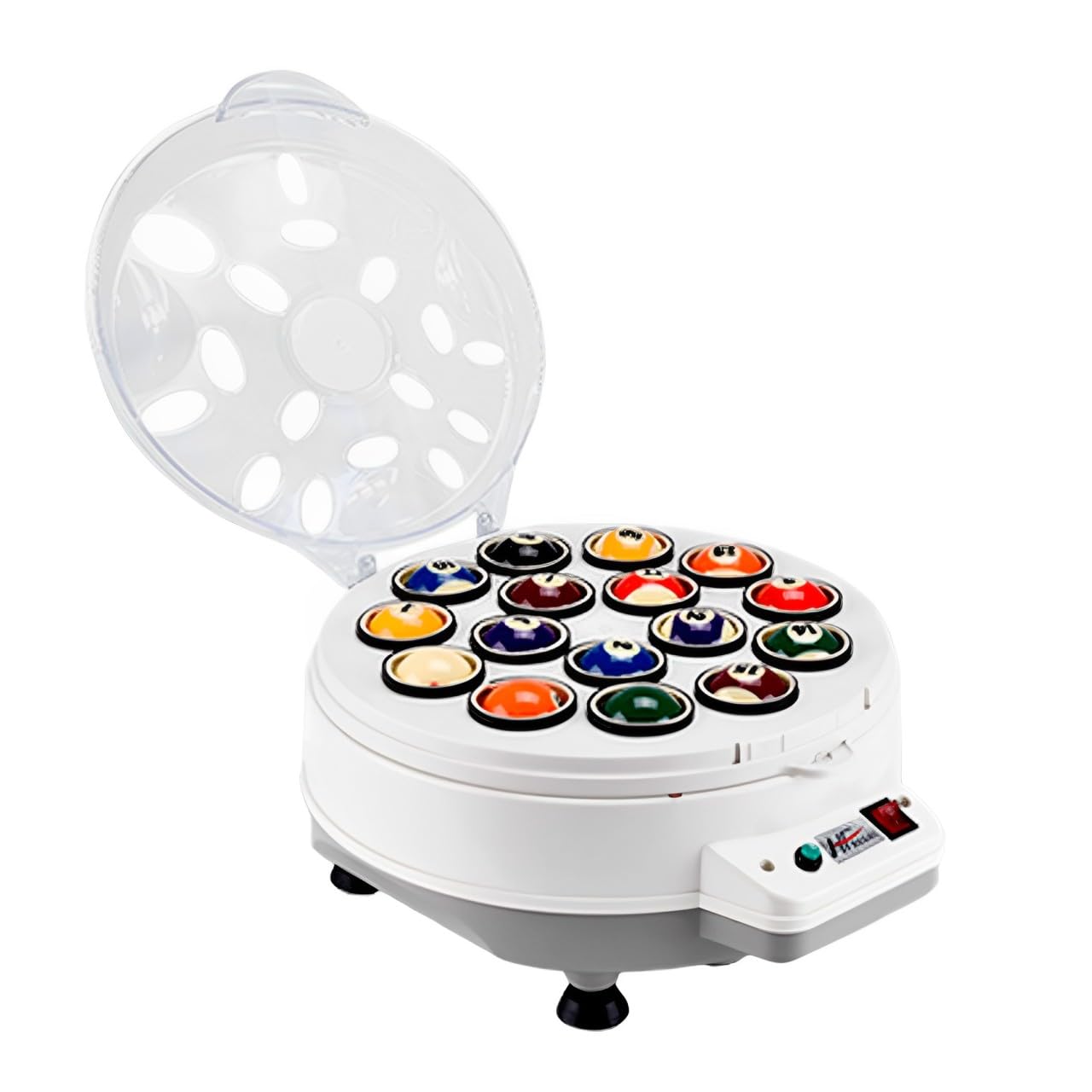 Pool Ball Cleaner Machine Automatic Pool Ball Polisher Electronic Billiard Ball Polishing and Cleaning Machine for 16 Billiard and Snooker Balls