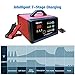NOONE Battery Charger, 2/8/15Amp 6/12V Fully Automatic Smart Trickle Charger, Automotive Battery Maintainer with Engine Start, Winter Mode, Recondition, Desulfation, LCD Display, ETL